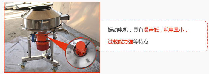 振動電機：具有噪聲低，耗電量小，過載能力強等特點