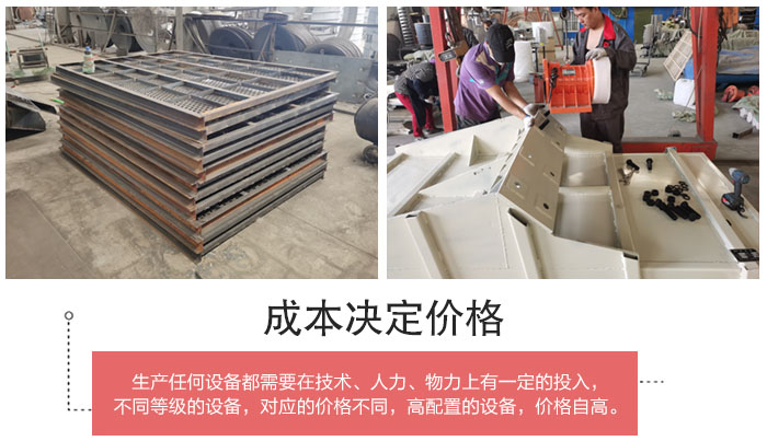 直線篩分機篩網(wǎng)，篩箱部件展示
