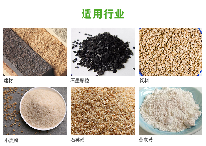 高頻振動篩主要用于化工，建材，石墨顆粒，飼料，小麥粉，石英砂，豆?jié){，果汁等各種物料的干法、濕法篩分、分級、脫水，過濾。
